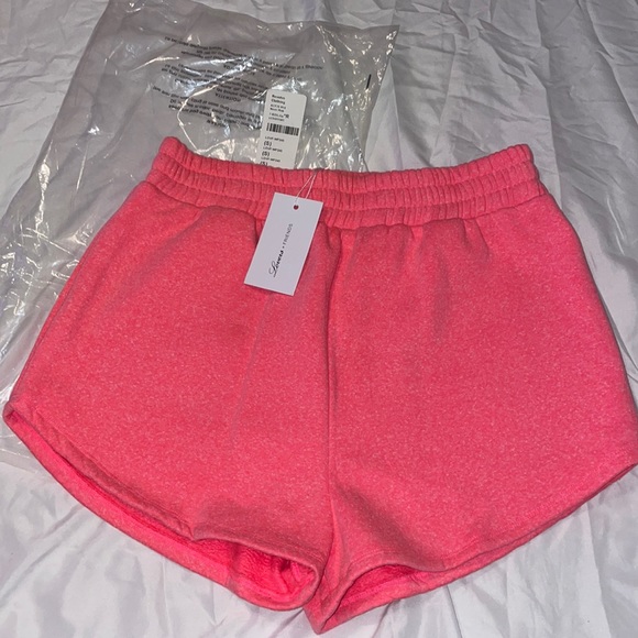 Lovers + Friends Pants - Brand new with tags Lovers & Friends shorts. Revolve. Pink. Small